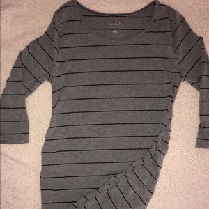 Stretchy Stripe Maternity Dress